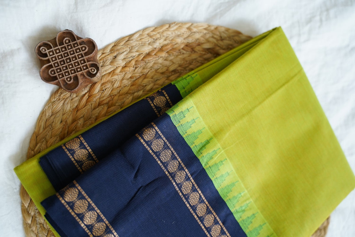 Chettinad handloom Cotton Saree PC17988