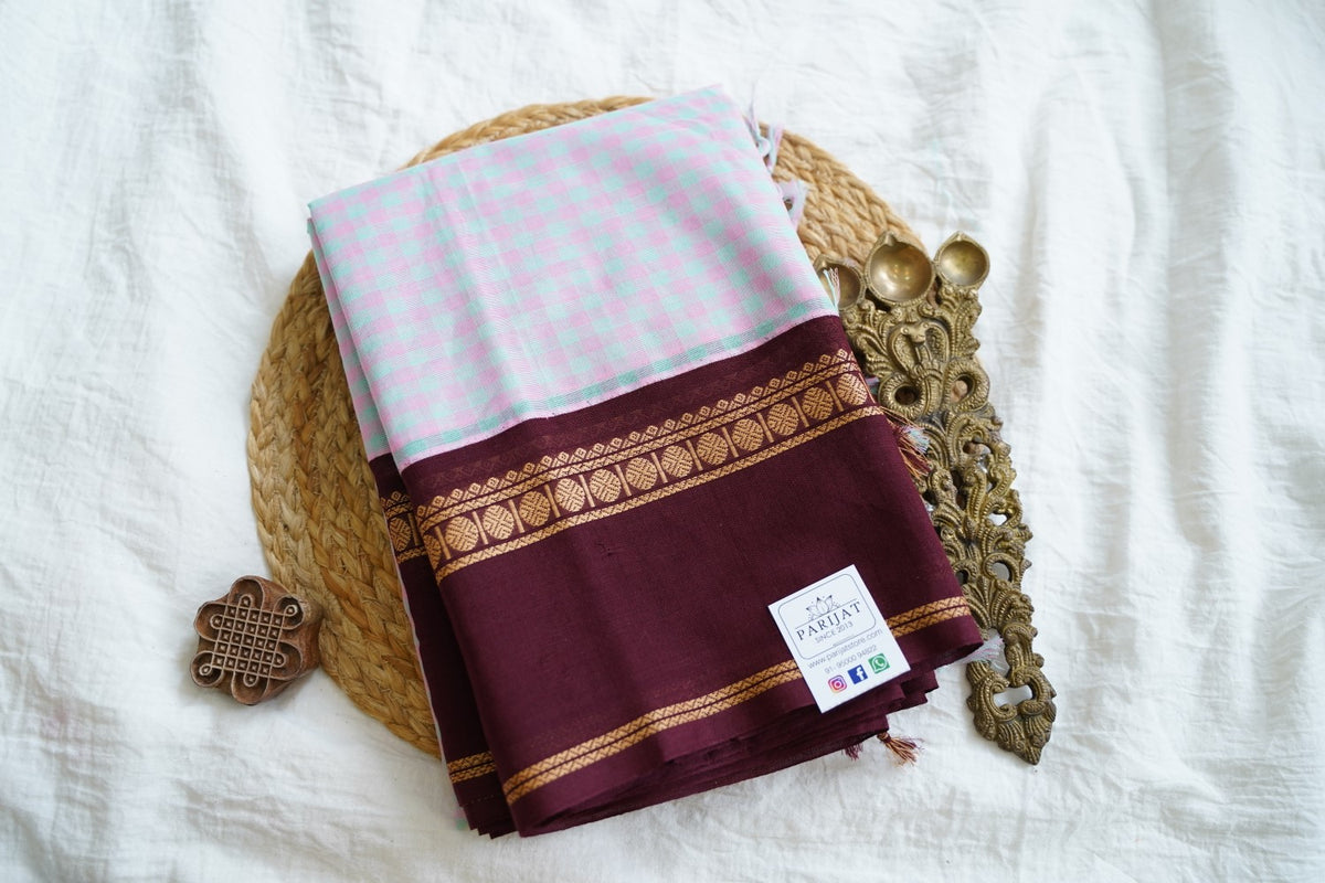 Chettinad handloom Cotton Saree PC17986