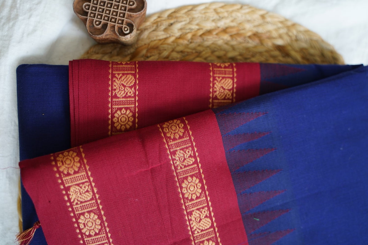 Chettinad handloom Cotton Saree PC17984