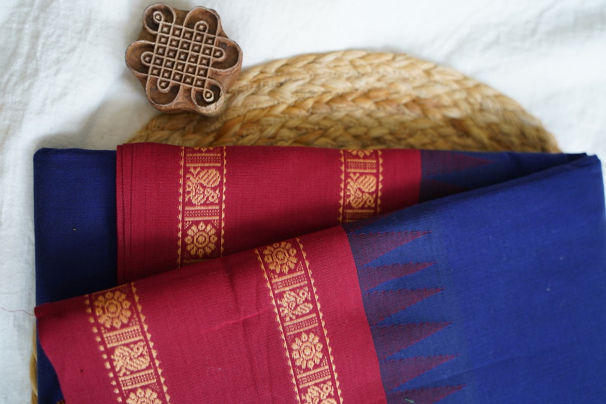 Chettinad handloom Cotton Saree PC17984