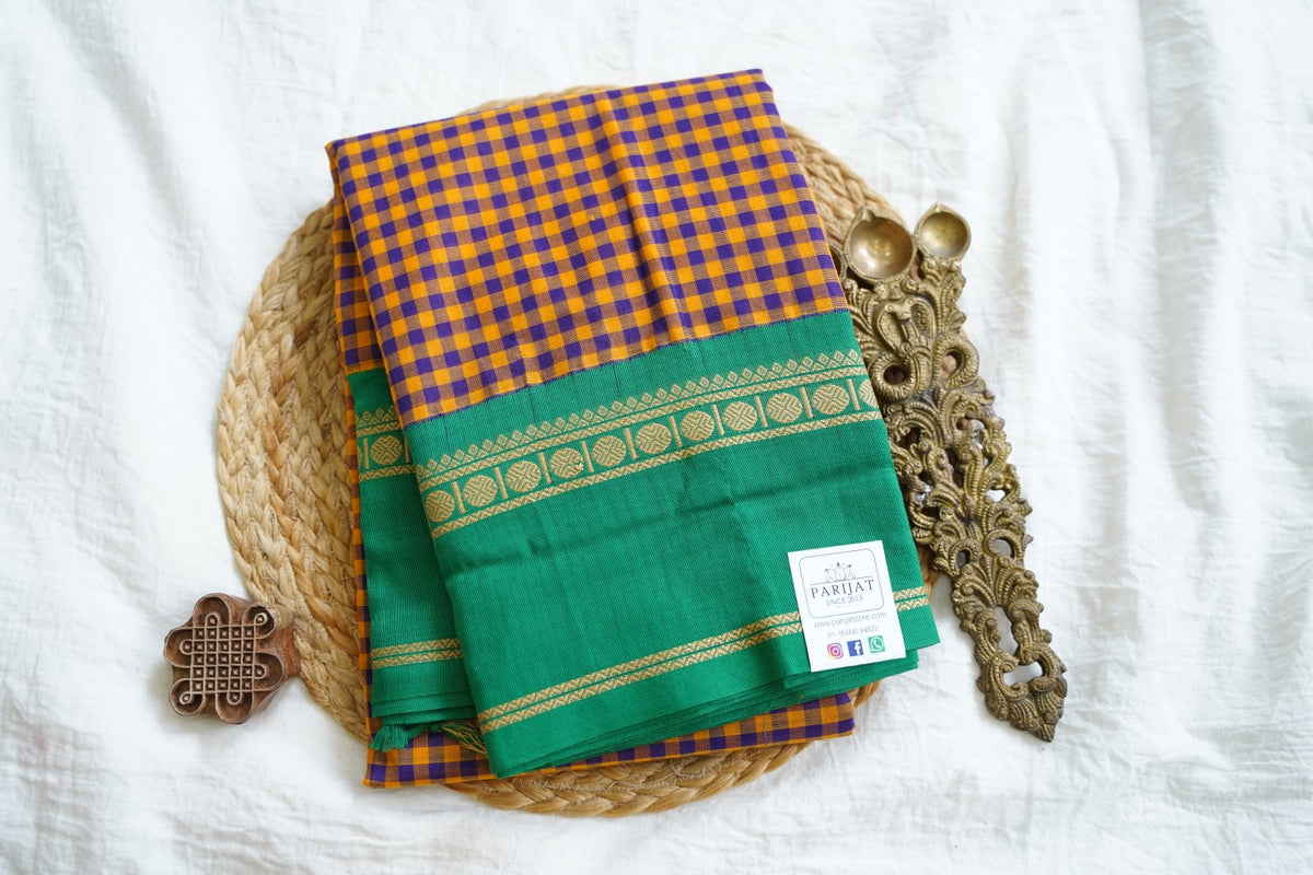 Chettinad handloom Cotton Saree PC17987