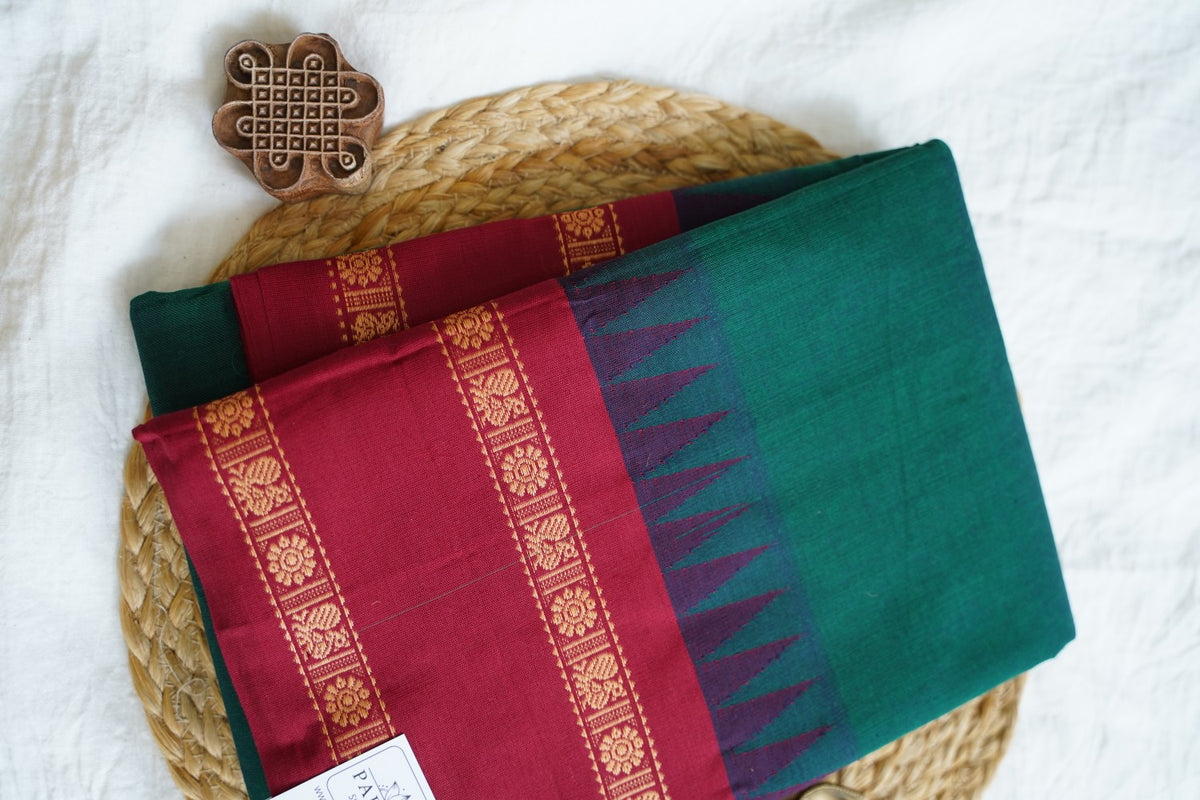 Chettinad handloom Cotton Saree PC17989