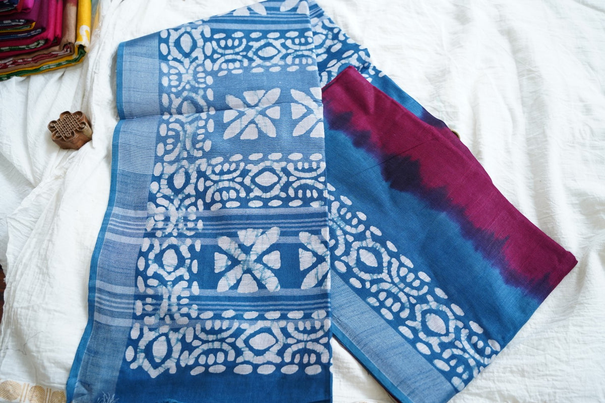 Semi Linen saree PC18020
