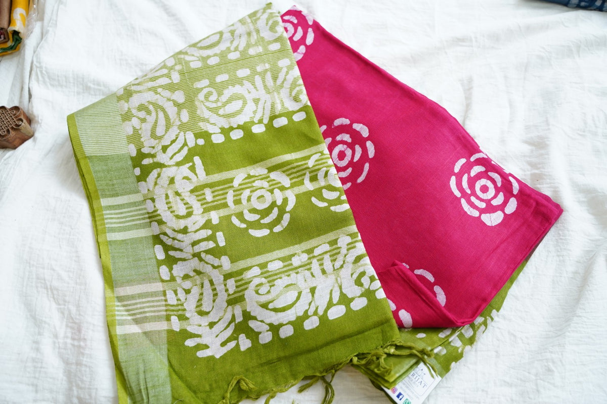 Semi Linen saree PC18018