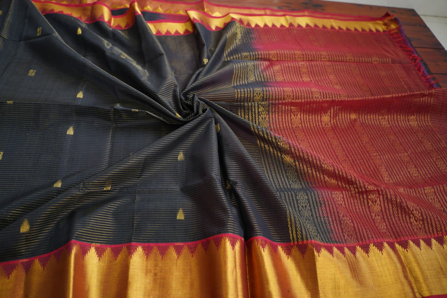 Kanchi Handloom Silk Cotton Saree PC17135