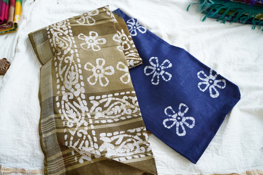 Semi Linen saree PC18015