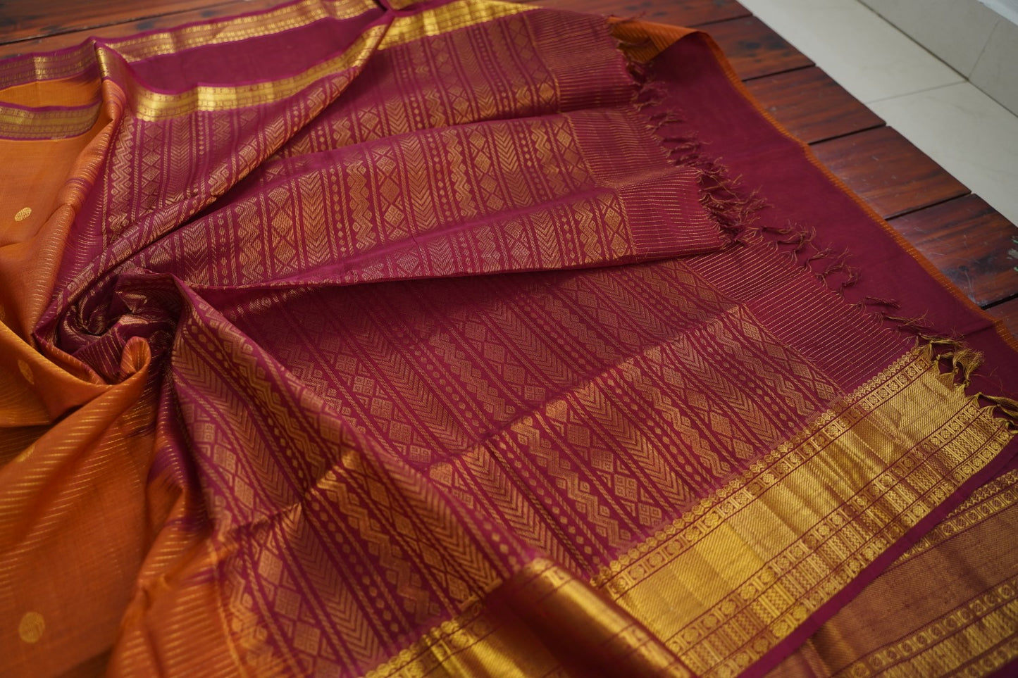 Kanchi Handloom Silk Cotton Saree PC17136