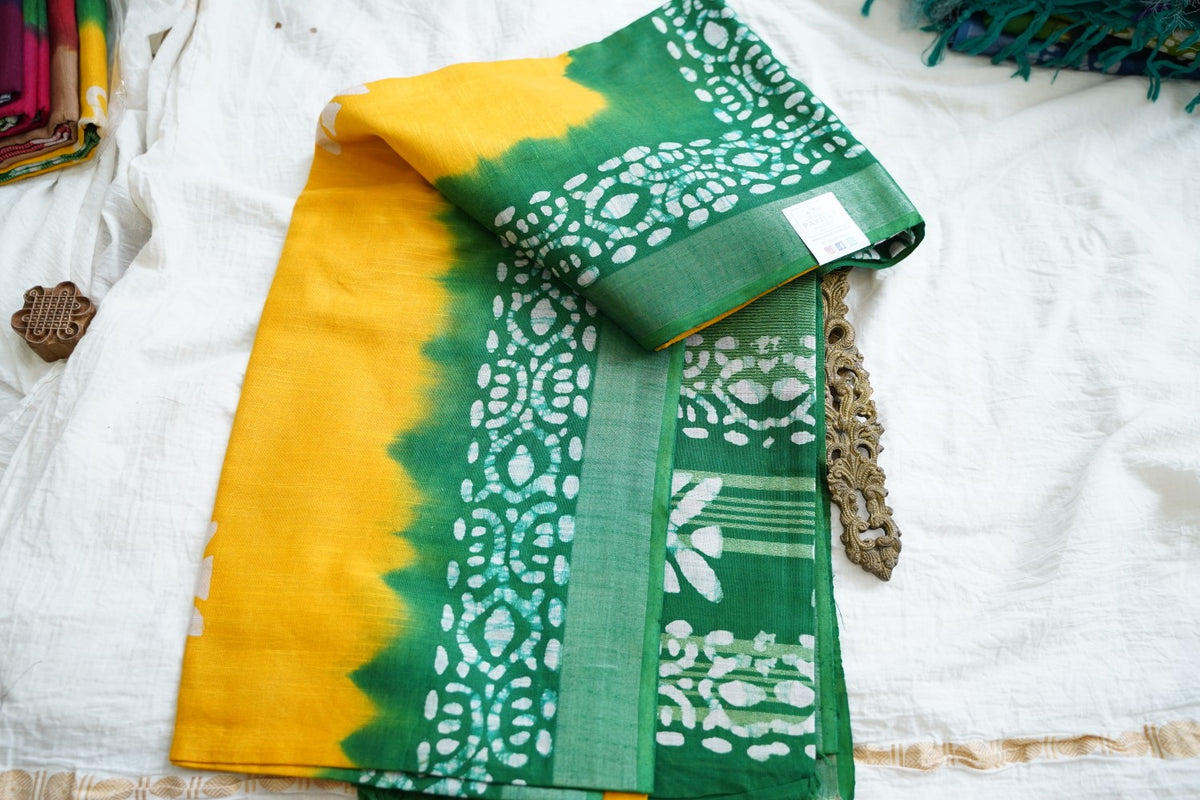 Semi Linen saree PC18011