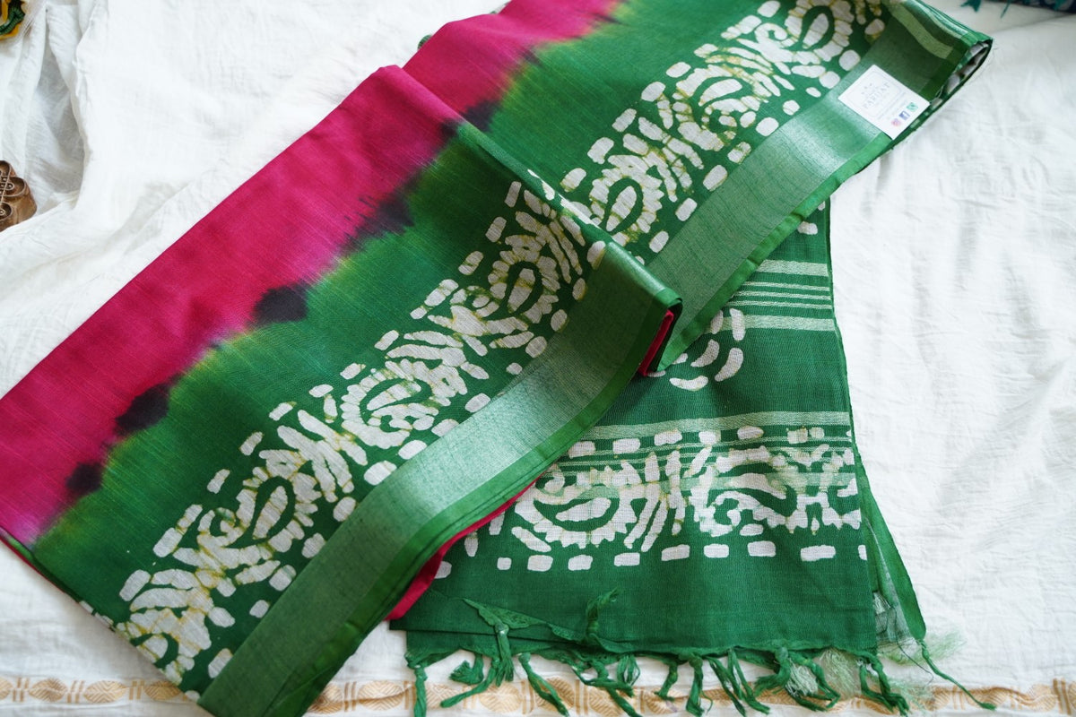 Semi Linen saree PC18009