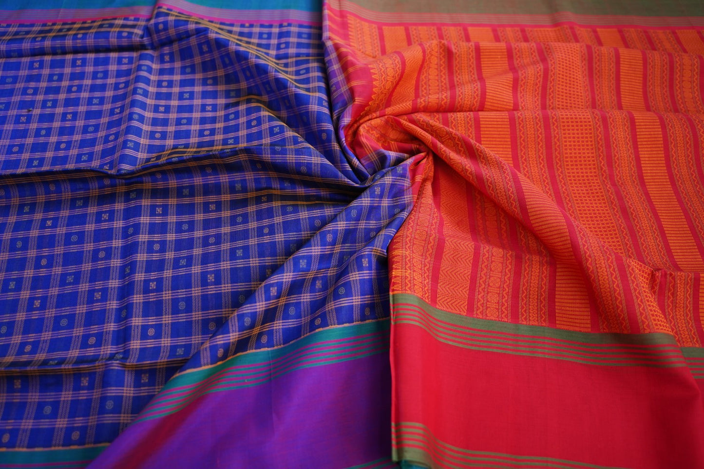 Kanchi Handloom Silk Cotton Saree PC17138