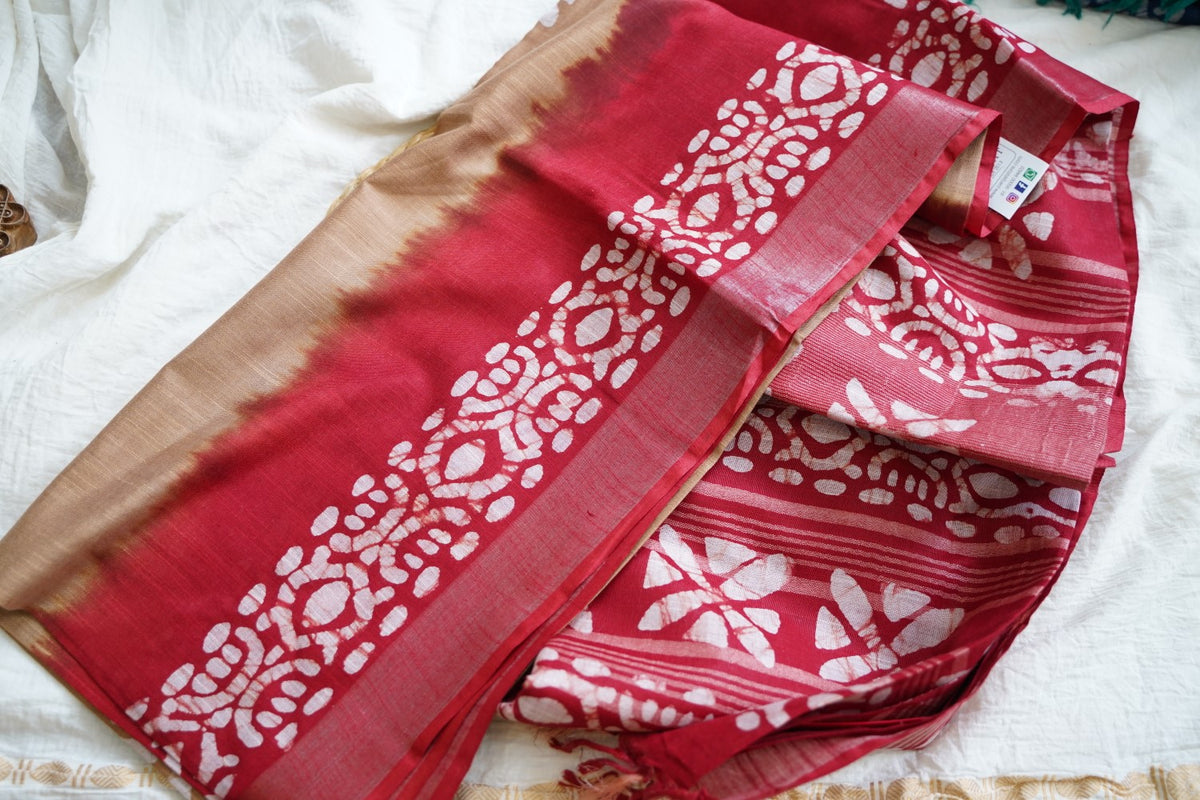 Semi Linen saree PC18007