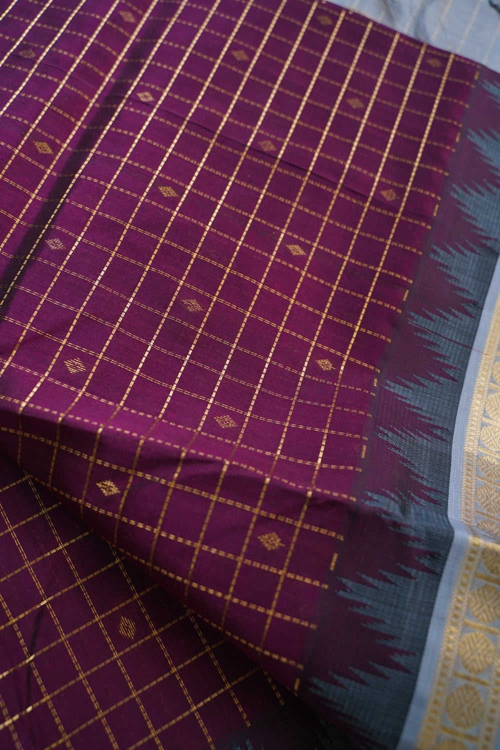 Kanchi Handloom Silk Cotton Saree PC16050