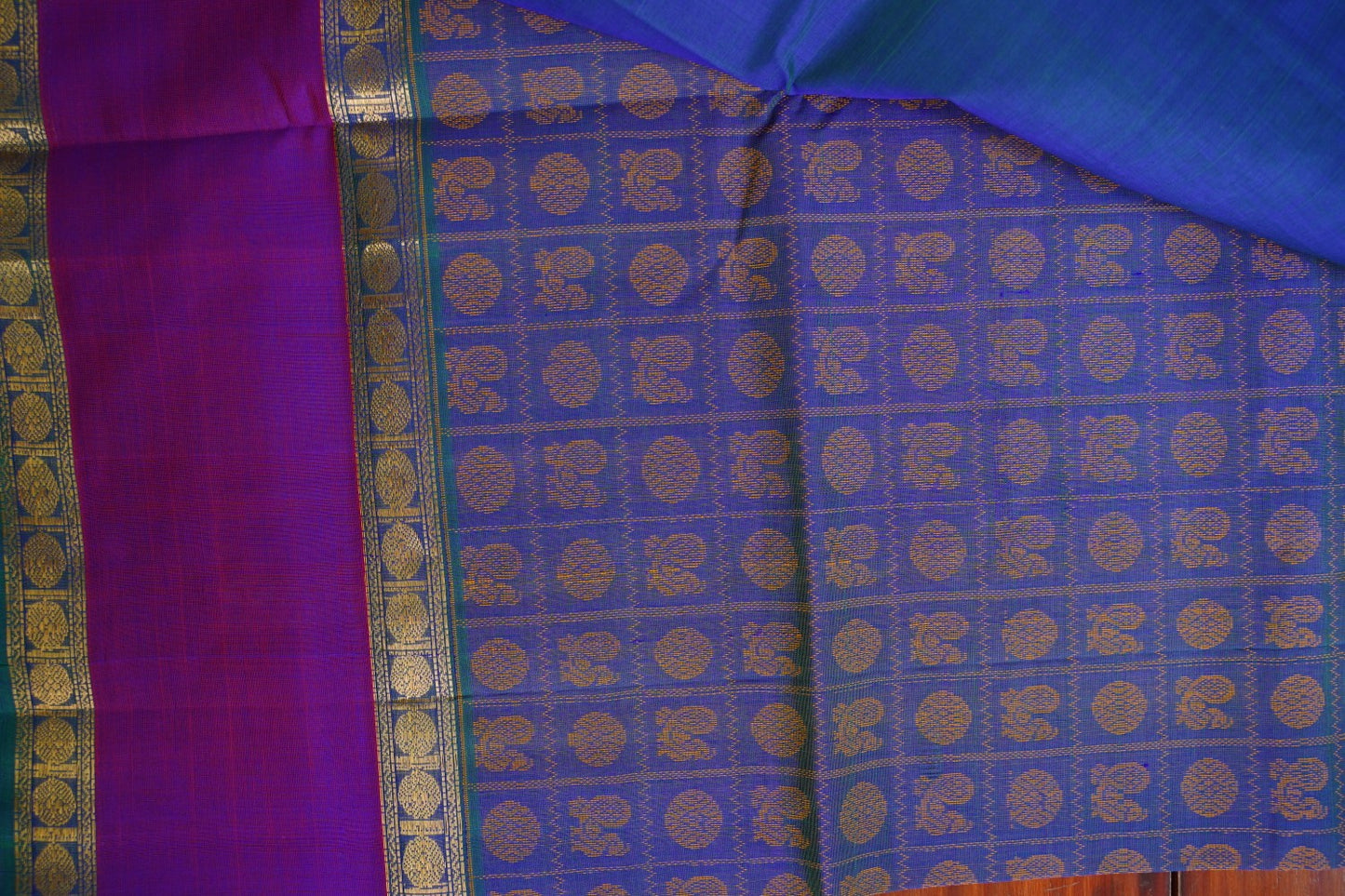 Kanchi Handloom Silk Cotton Saree-PC16089