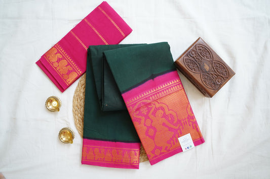 Sungadi Cotton Saree  With Blouse PC13582