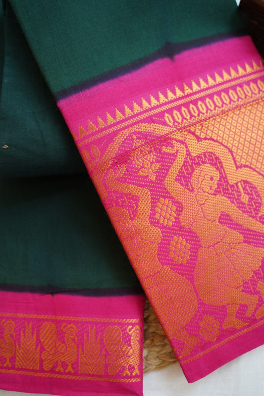 Sungadi Cotton Saree  With Blouse PC13582