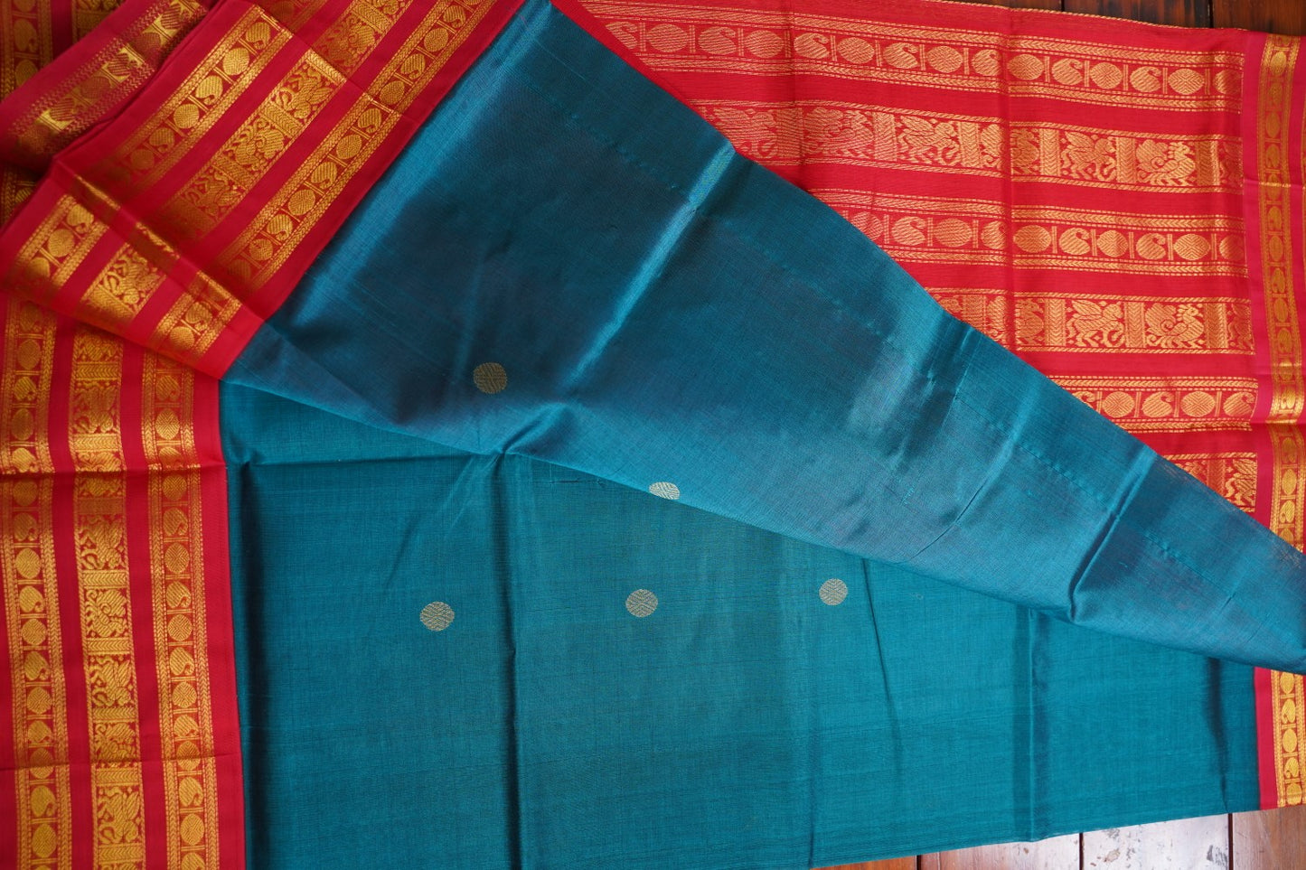 Kanchi Handloom Silk Cotton Saree PC16061