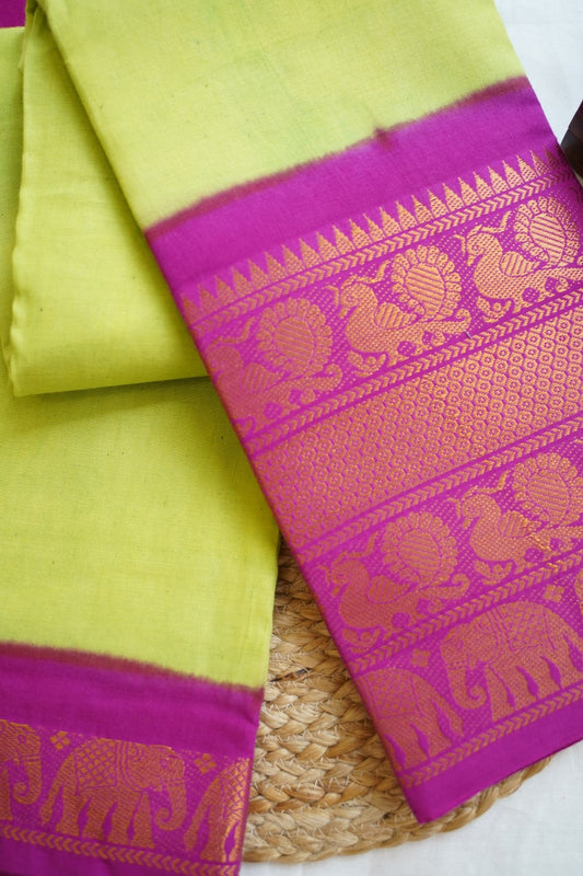 Sungadi Cotton Saree  With Blouse PC13580