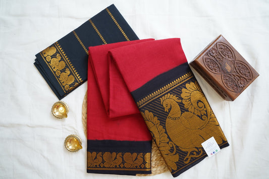 Sungadi Cotton Saree  With Blouse PC13583