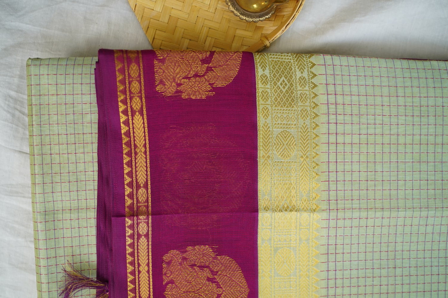 Kanchi Handloom Silk Cotton Saree PC17153