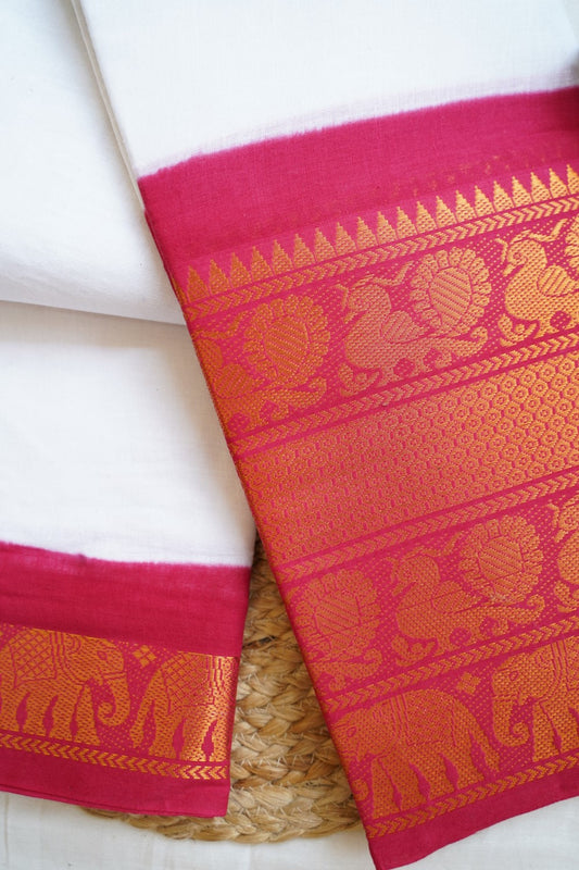 Sungadi Cotton Saree  With Blouse PC13577