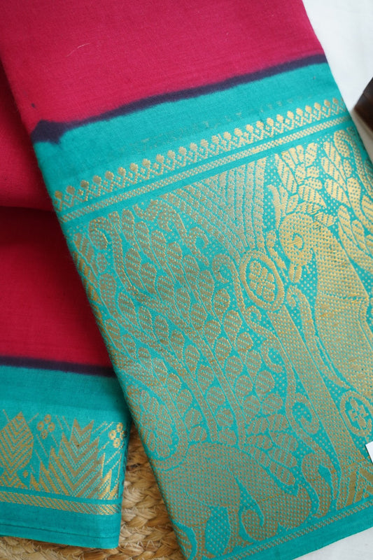 Sungadi Cotton Saree  With Blouse PC13584