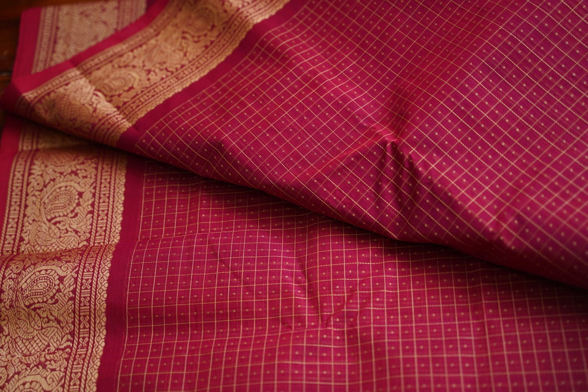 Kanchi handloom Cotton Saree PC18026