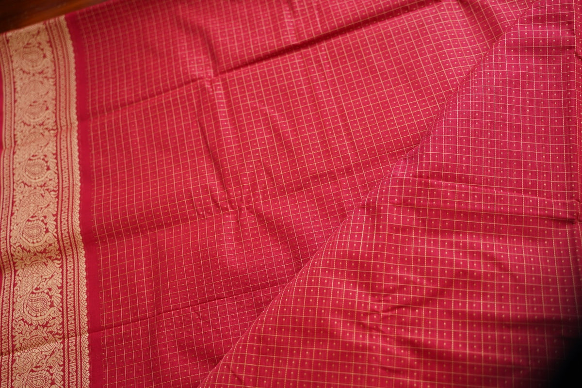Kanchi handloom Cotton Saree PC18025