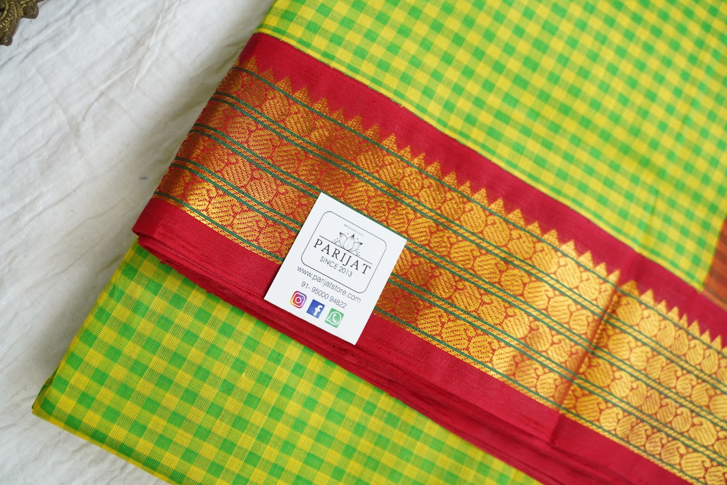 Kanchi Handloom Silk Cotton Saree PC16082