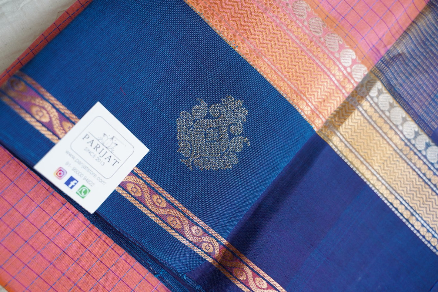Kanchi Handloom Silk Cotton Saree PC16086
