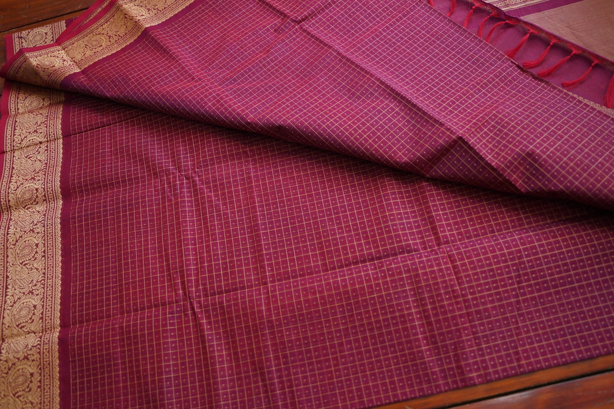 Kanchi handloom Cotton Saree PC18027