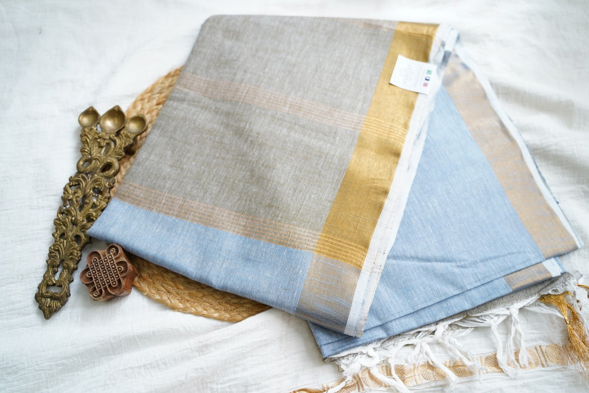 Semi Linen saree PC17997