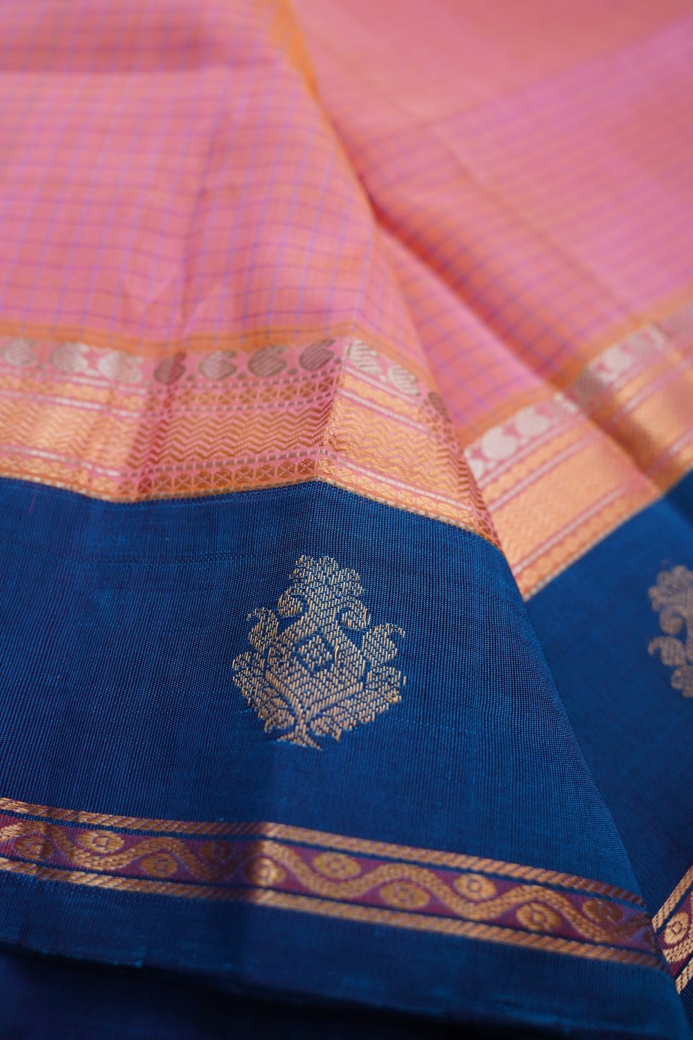 Kanchi Handloom Silk Cotton Saree PC16086