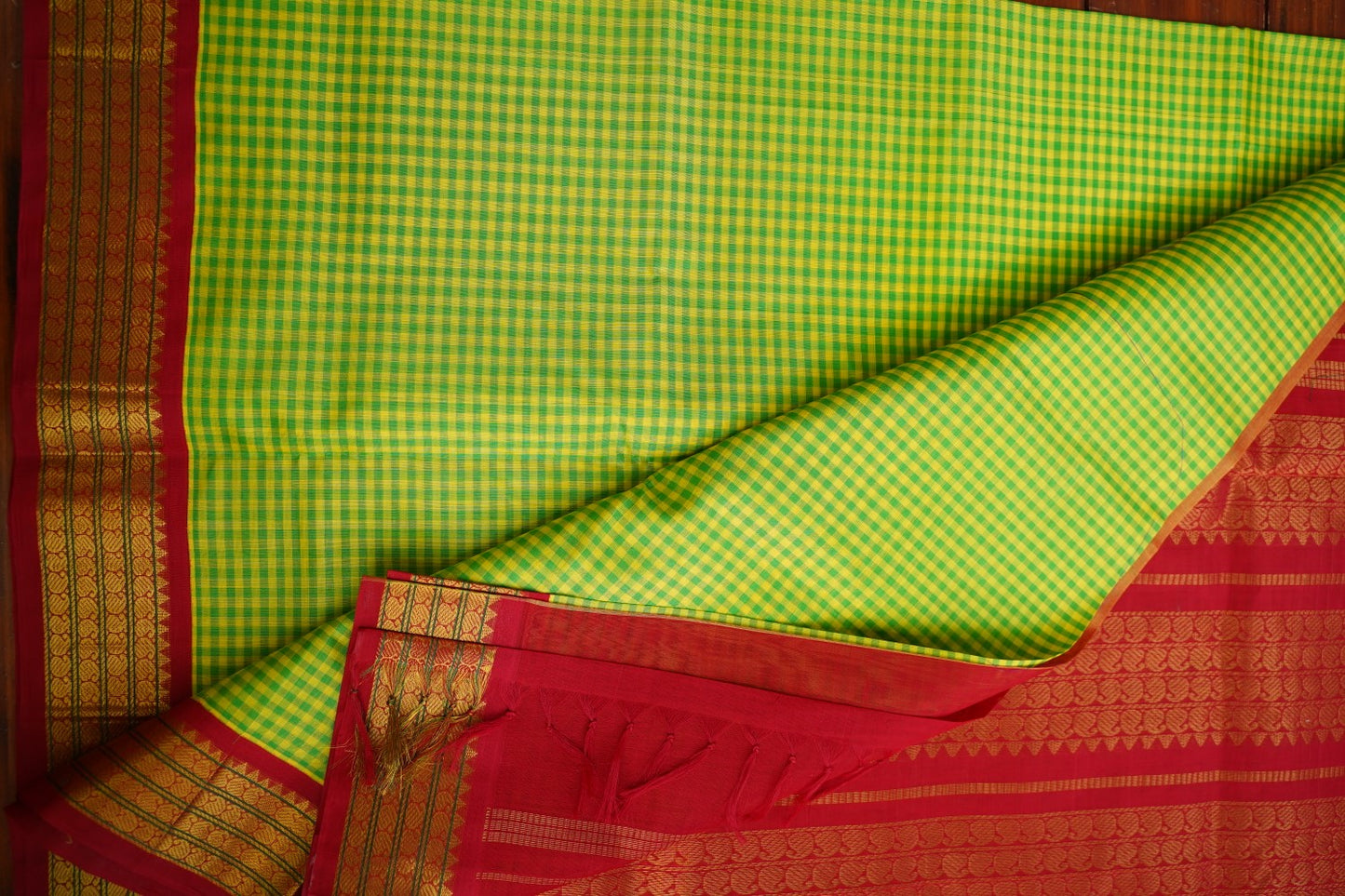 Kanchi Handloom Silk Cotton Saree PC16082