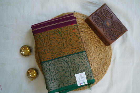 Kanchi handloom Cotton Saree PC14393