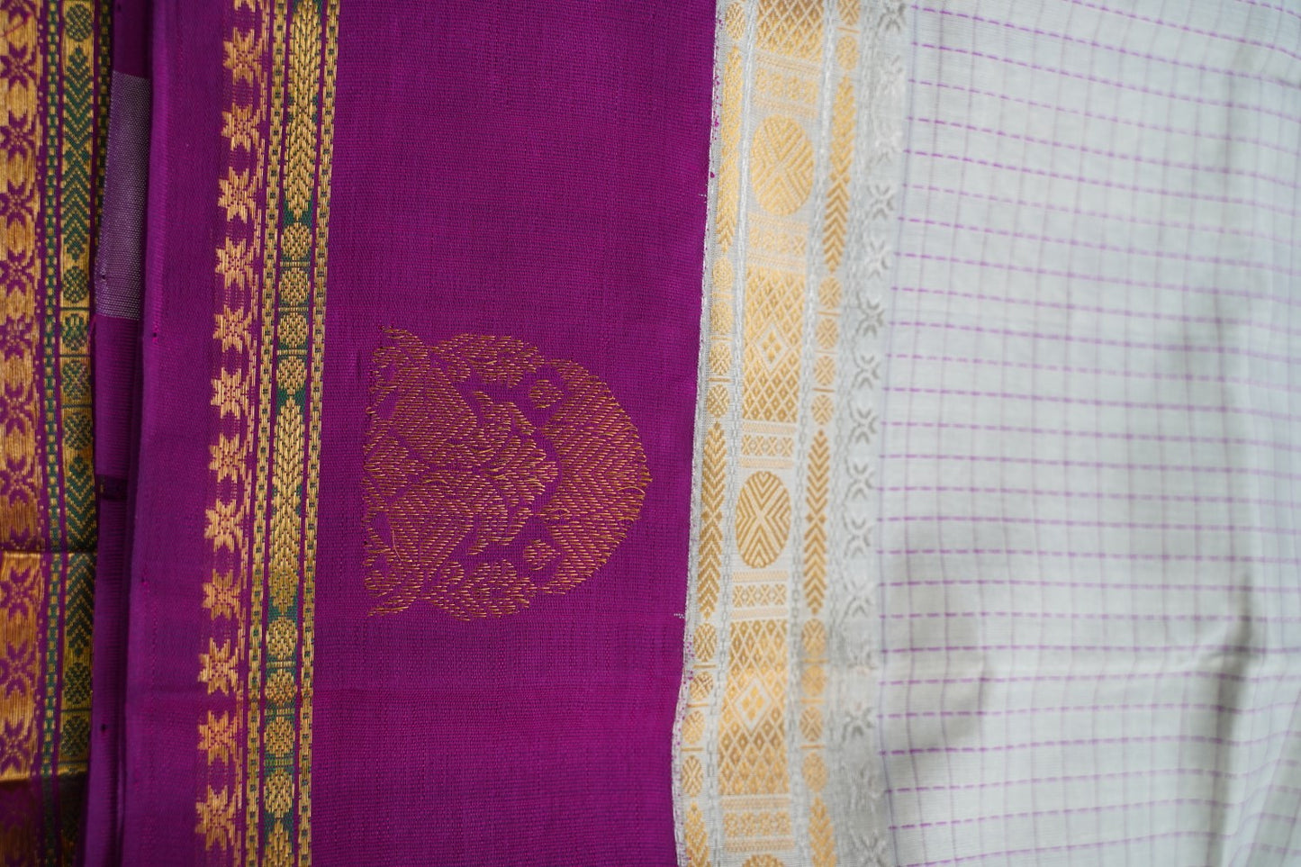 Kanchi Handloom Silk Cotton Saree PC16085