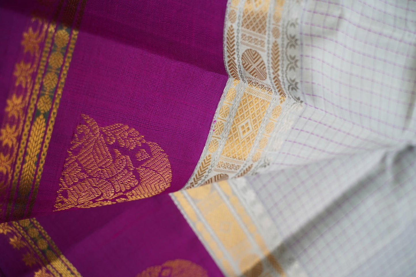 Kanchi Handloom Silk Cotton Saree PC16085