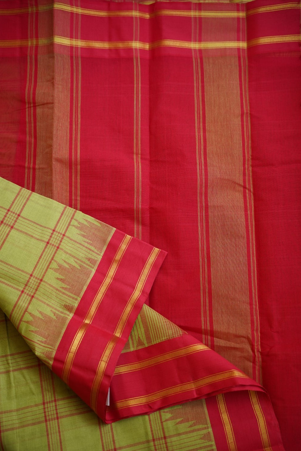 Kanchi handloom Cotton  Saree PC12493