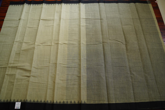 Light Yellow  Ponduru handloom Cotton Saree PC10681
