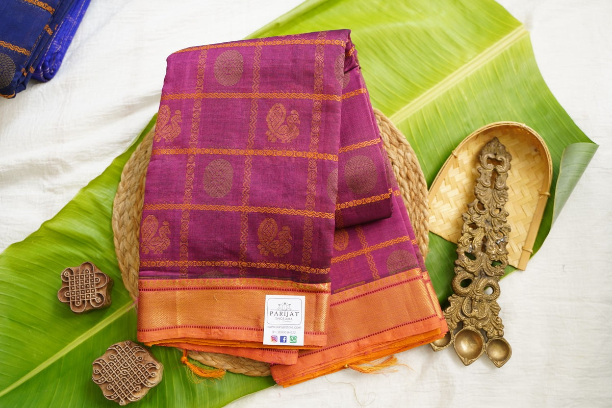 Kanchi Semi Silk Cotton Saree PC18053