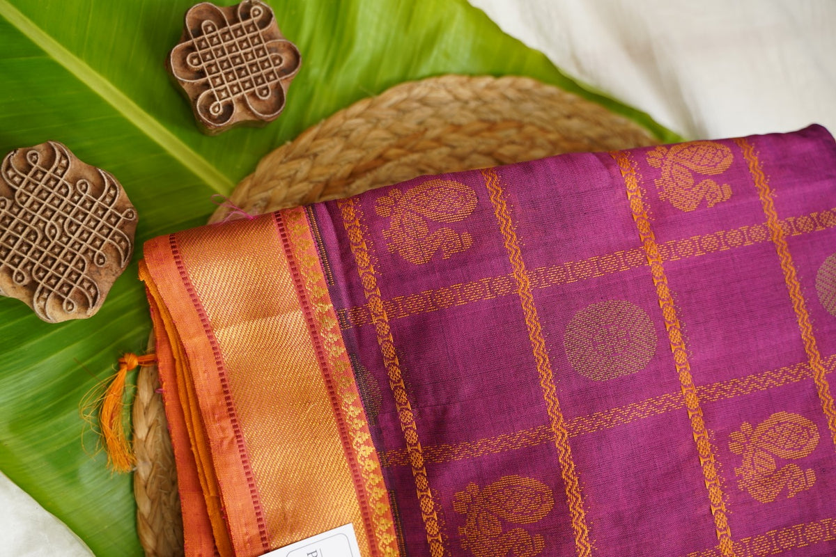 Kanchi Semi Silk Cotton Saree PC18053