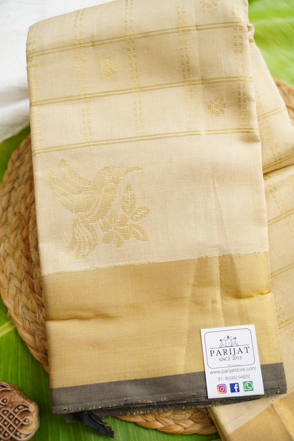 Kanchi Semi Silk Cotton Saree PC18054