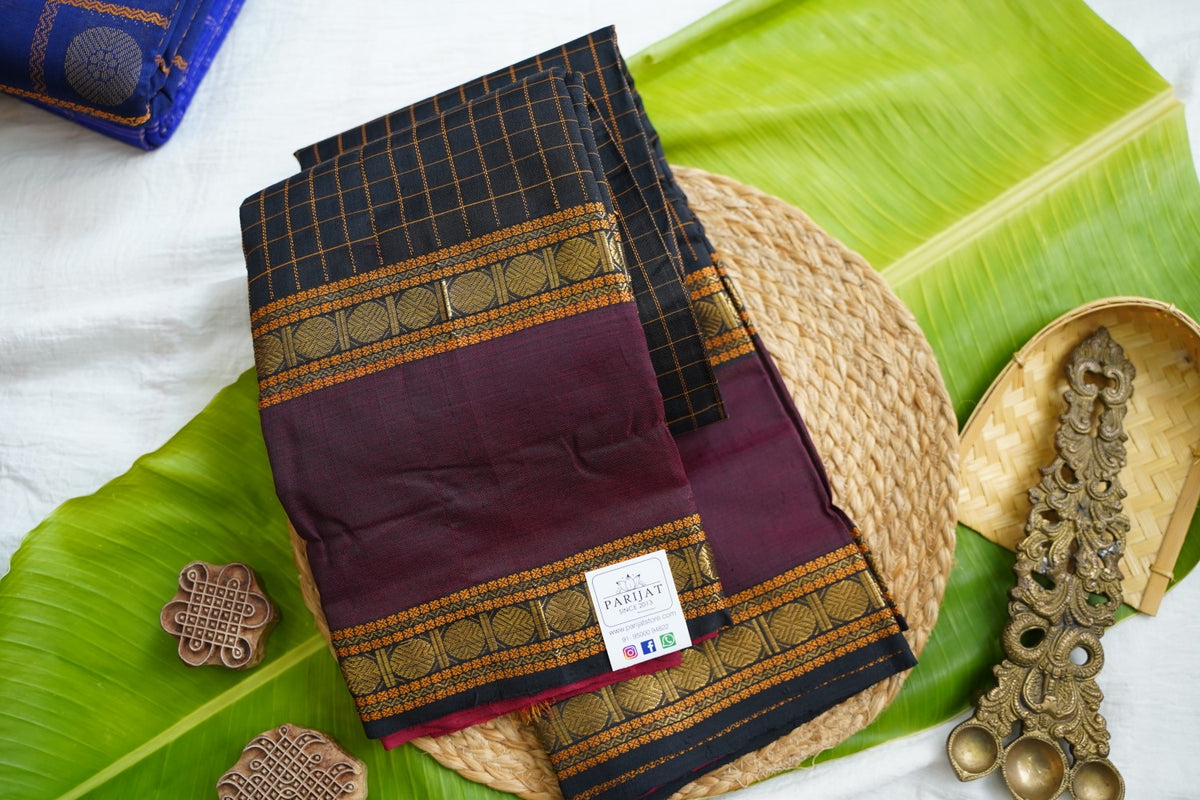 Kanchi Semi Silk Cotton Saree PC18045