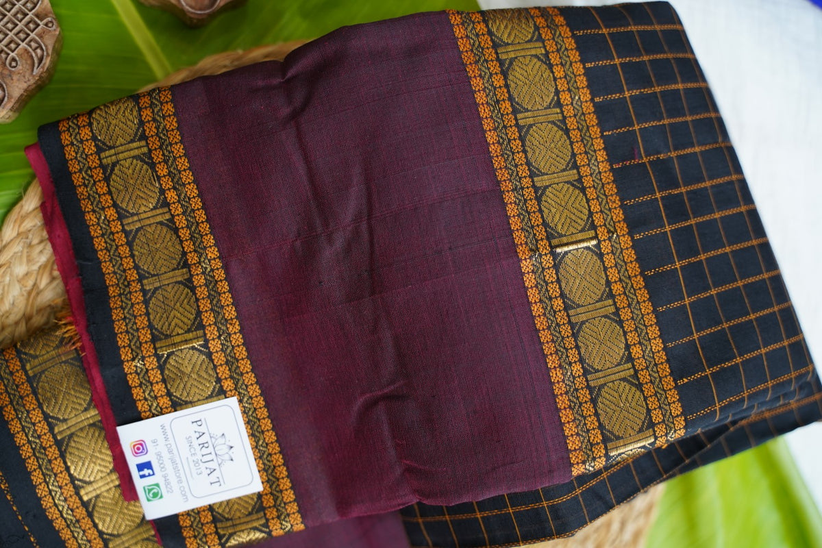 Kanchi Semi Silk Cotton Saree PC18045
