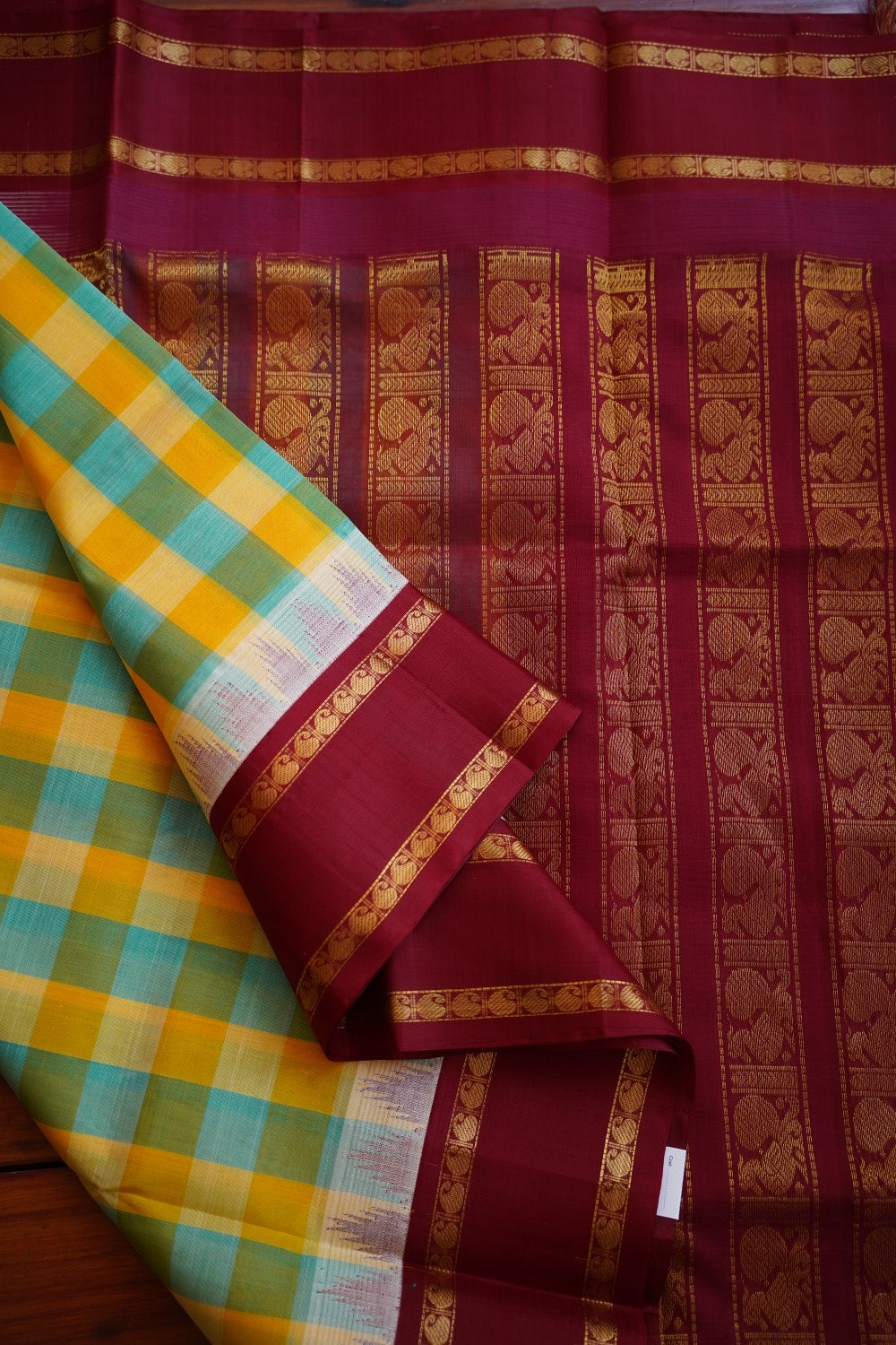 Kanchi Handloom Silk Cotton Saree PC12489