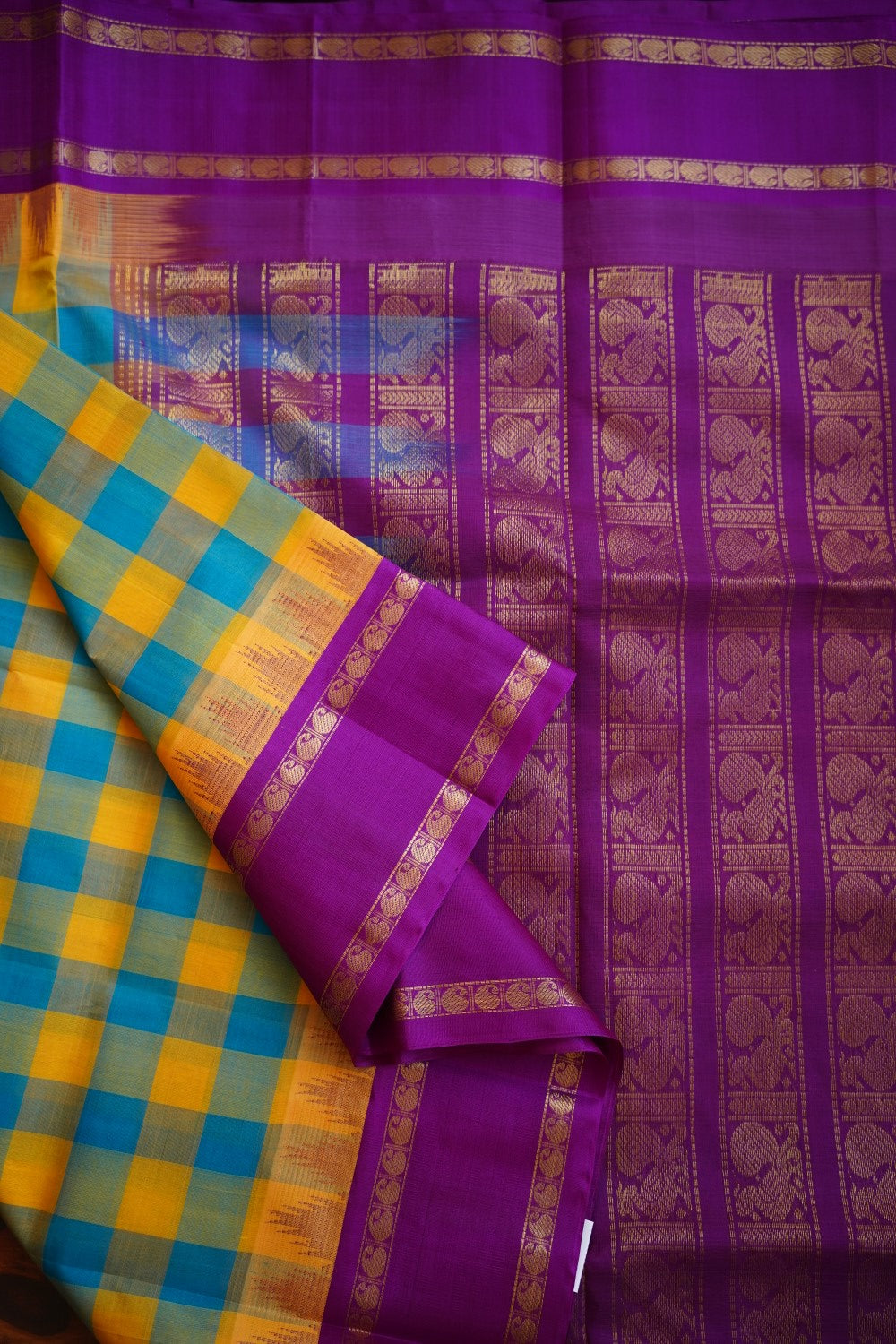 Kanchi Handloom Silk Cotton Saree PC12491