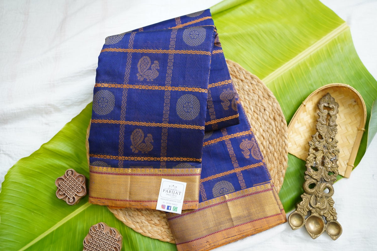 Kanchi Semi Silk Cotton Saree PC18058