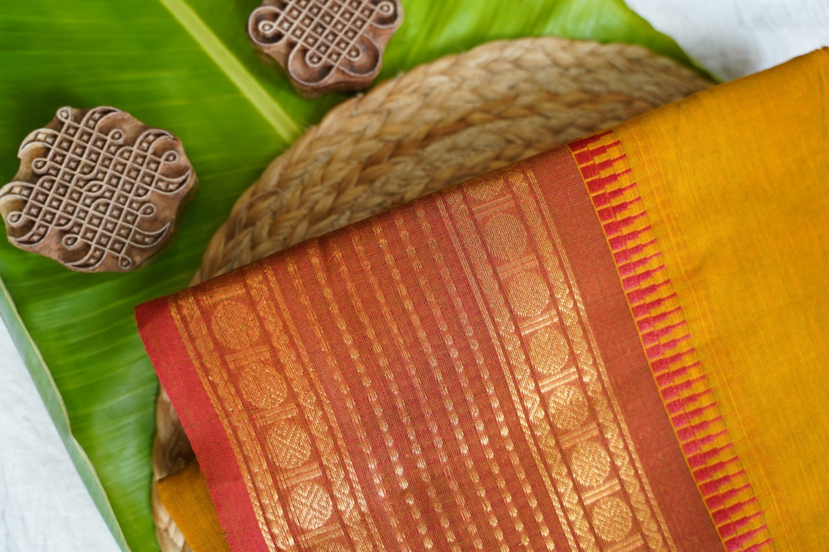 Chettinad handloom Cotton Saree PC18073