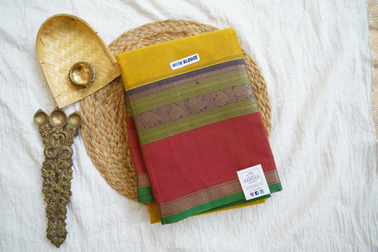 Chettinad handloom Cotton Saree PC16095