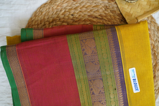 Chettinad handloom Cotton Saree PC16095