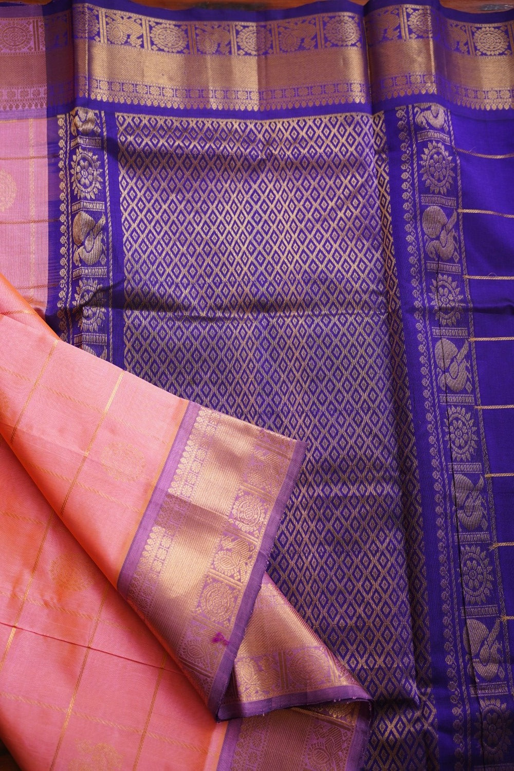 Kanchi Handloom Silk Cotton Saree PC12268